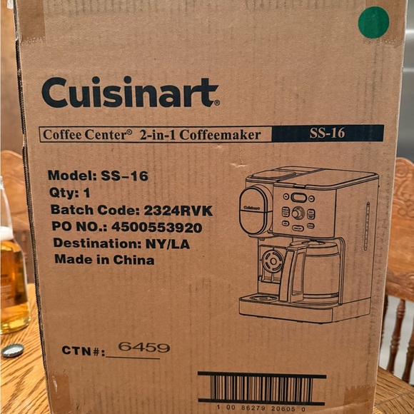 SS-16 Coffee Center 2-in-1 12-Cup Drip Coffeemaker